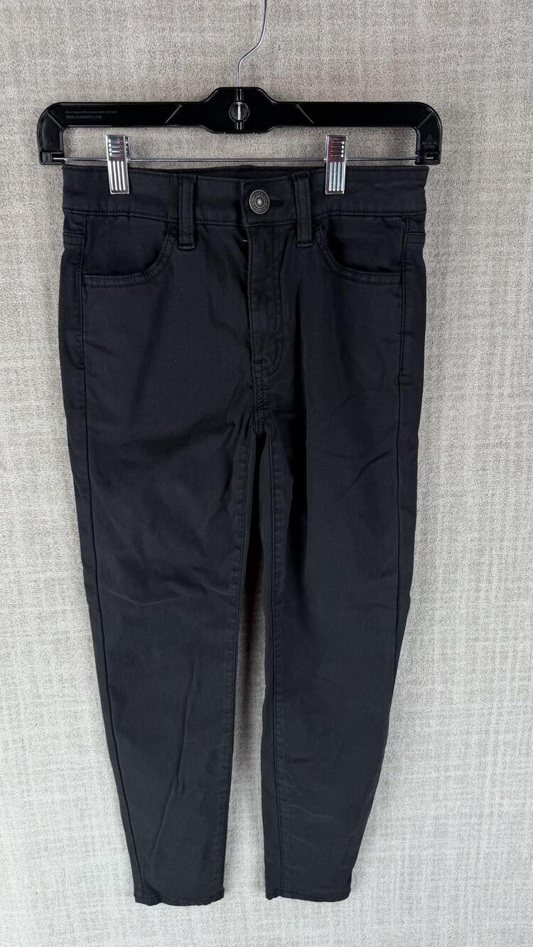 American Eagle Outfitters Pants Womens 0 Black Jegging Skinny Stretch Twill